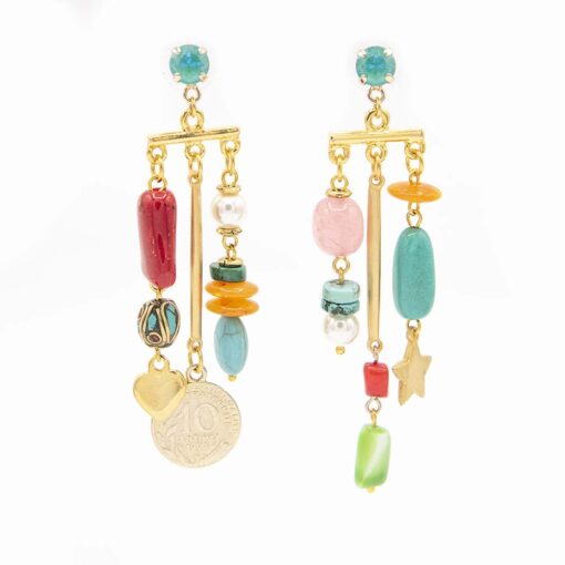 BAHAMAS - orecchini frange charms