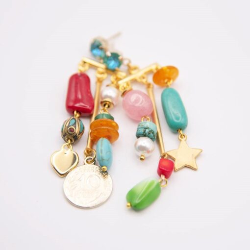 BAHAMAS - orecchini frange charms - immagine 4